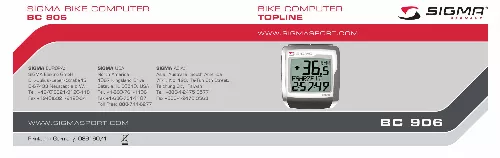 Sigma 906 bike best sale computer